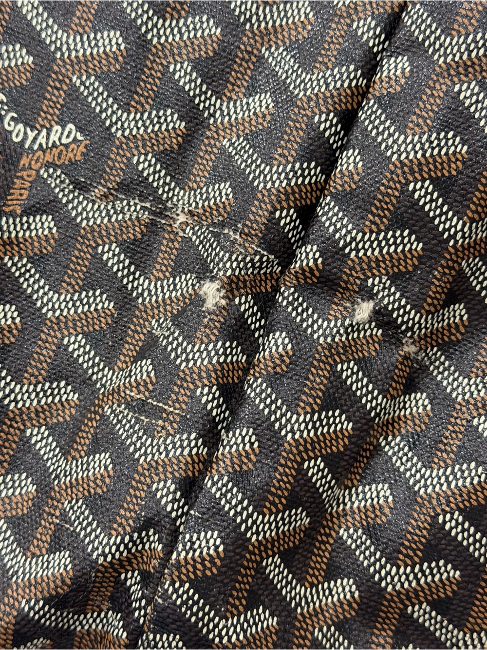 Goyard Saint Louis Tote PM – Black/Brown Goyardine Canvas - Picture 15 of 16